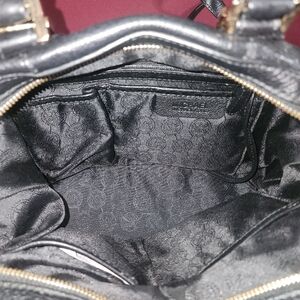 Michael Kors Black Leather Satchel Bag